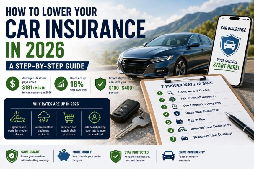 How to Lower Your Car Insurance in 2026