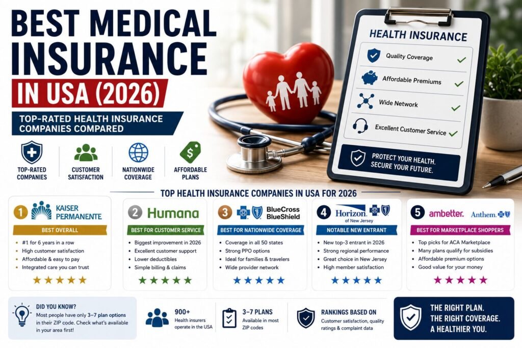Best Medical Insurance in USA 2026
